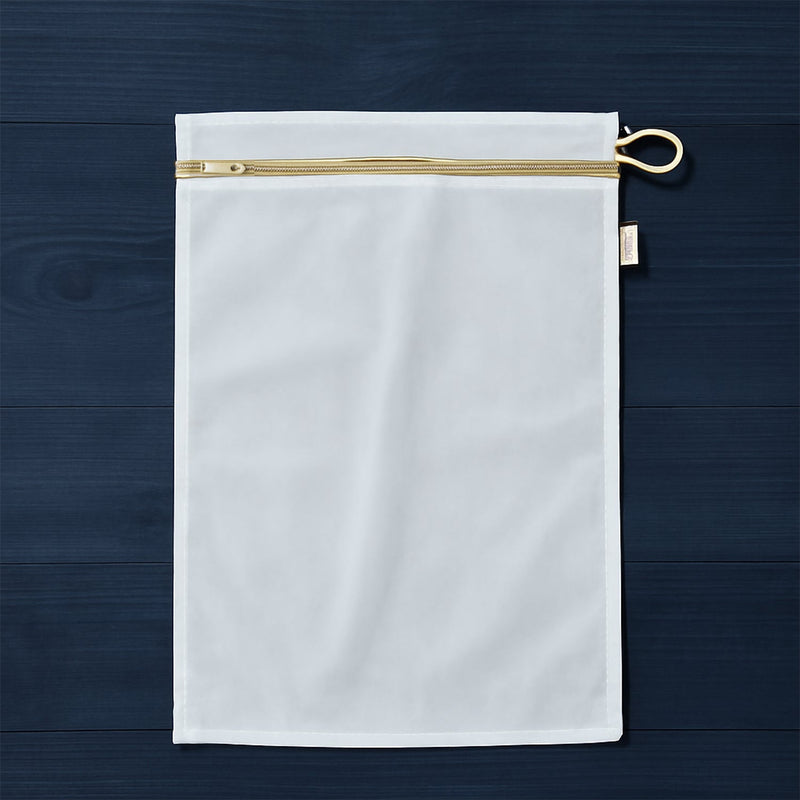 Large Mesh Laundry Bag with Zipper for Delicates & Travel Storage