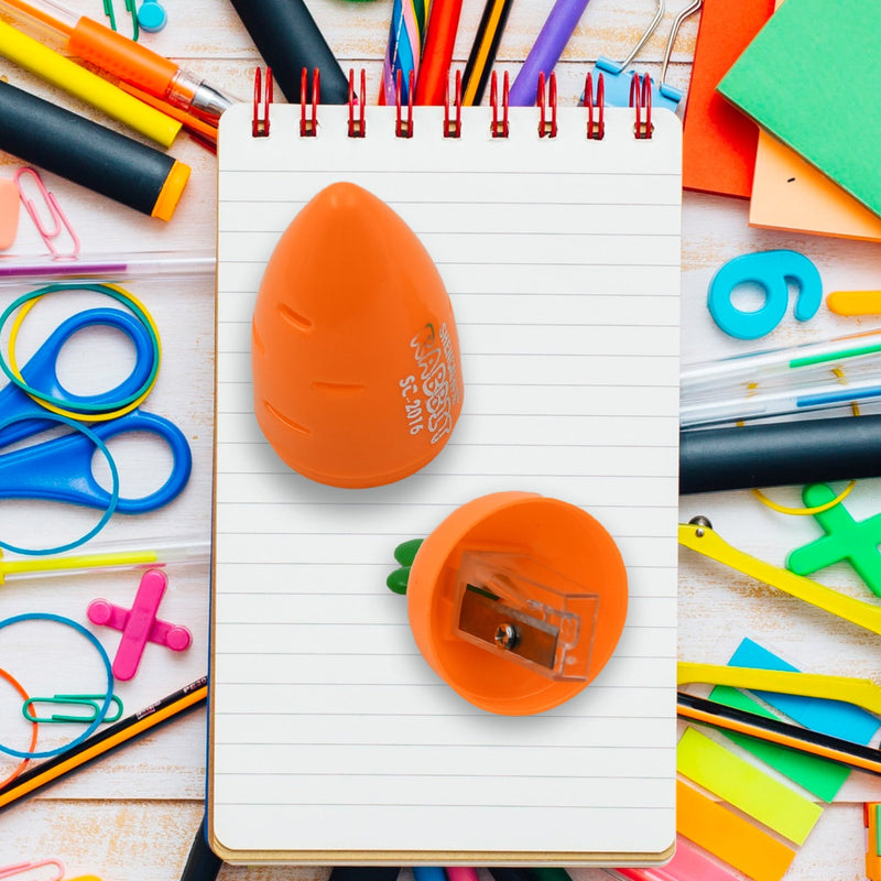 Student Pencil Sharpener Cartoon Carrot Design Suitable for Kids  Stationery 1 Pc