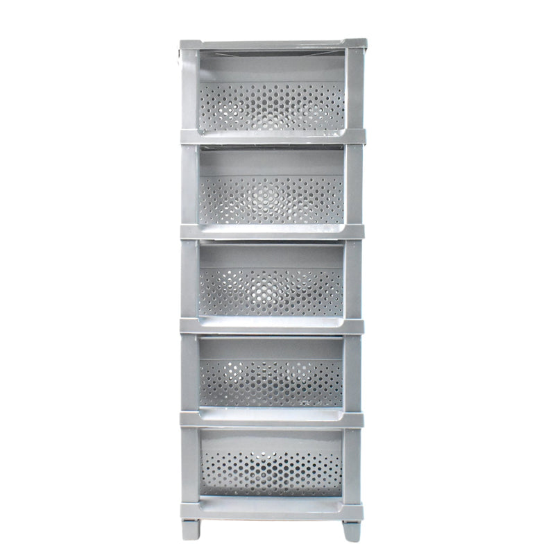 Multi-Purpose Anti-Slip 5 Layer Modular Drawer Storage System (68×33 Cm)