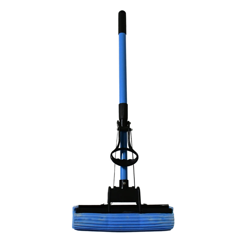 Floor Cleaning Squeeze Mop with Adjustable Telescopic Handle and Squeegee Pocha (1 Pc)