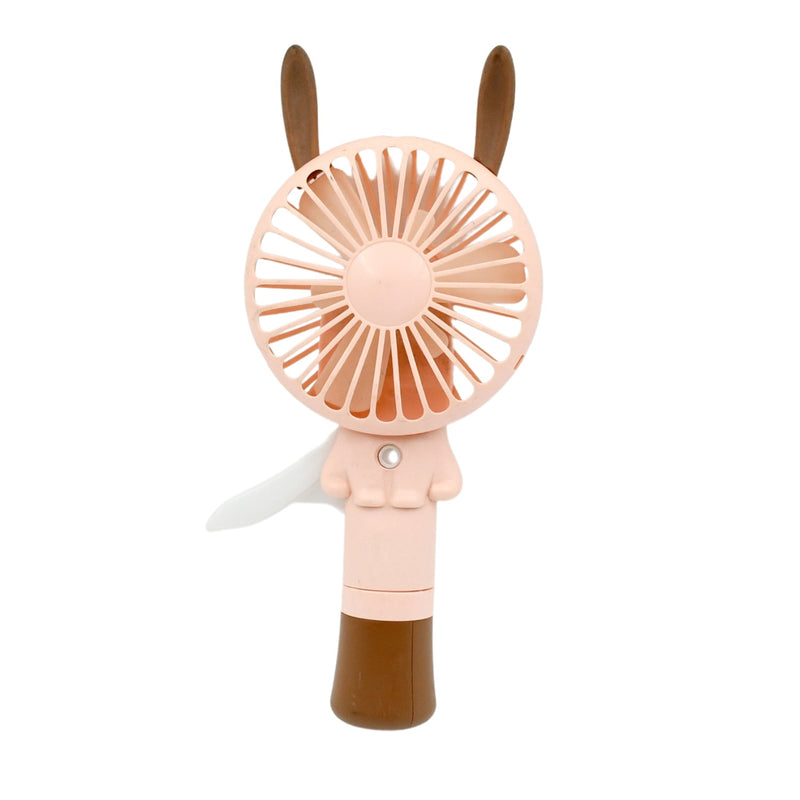 Portable Small Fan Handheld  Without Battery & USB Cable Hand Press Fan (1 Pc)