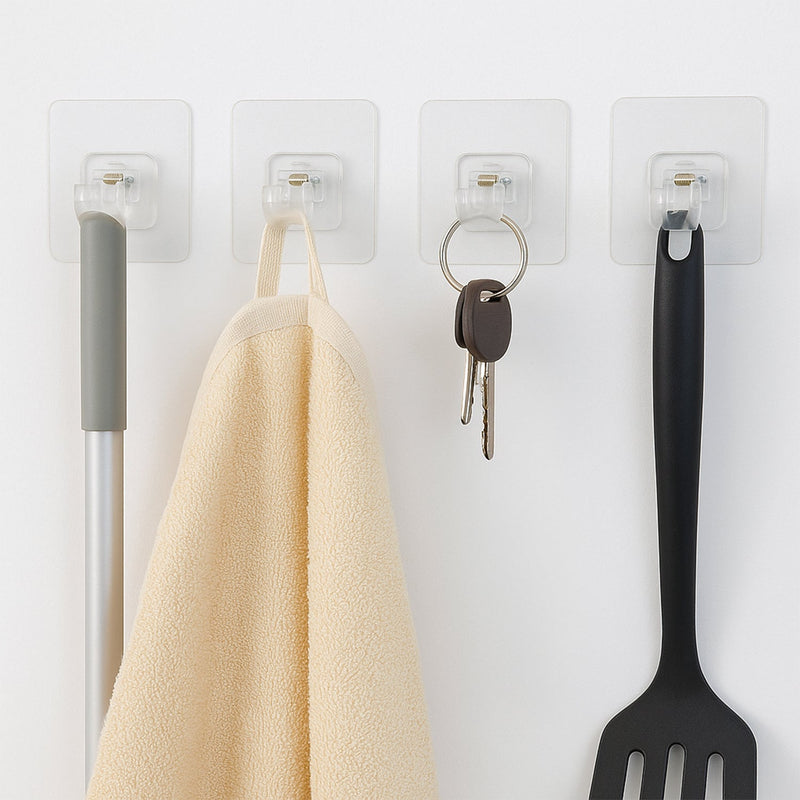 Uni Grip Transparent Stick-On Holder
