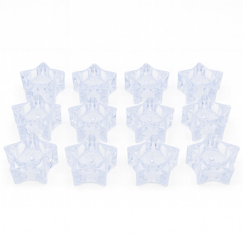 12 LED Crystal Smokeless Candles