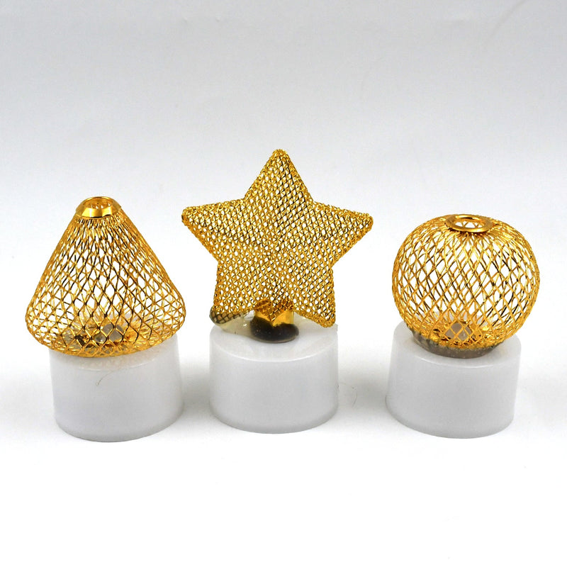 Flameless and Smokeless Decorative Candles (3 Pc Set)