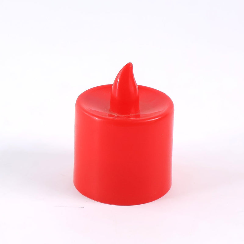 Electrical Candles Diya LED Tea Light, Diwali(1 Pc / Red)