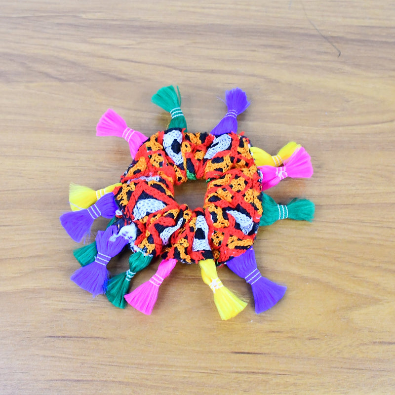 Traditional Multicolor Navratri Hair Bun (1 Pc)