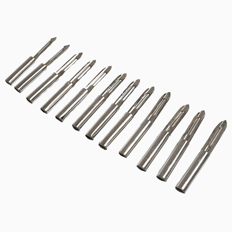 Stainless Steel Peeler Set – Multi-Purpose Handle for Peeling & Shredding(12 Pc)