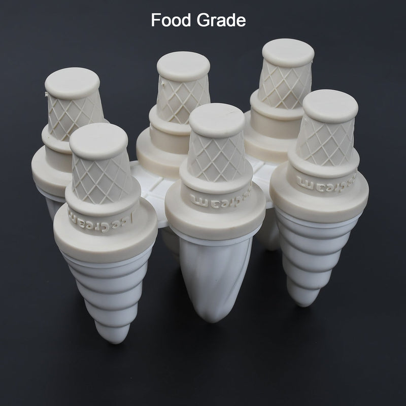 Ice Candy Maker Mold for Ice Cream at Home or Restaurants (6 Pc)