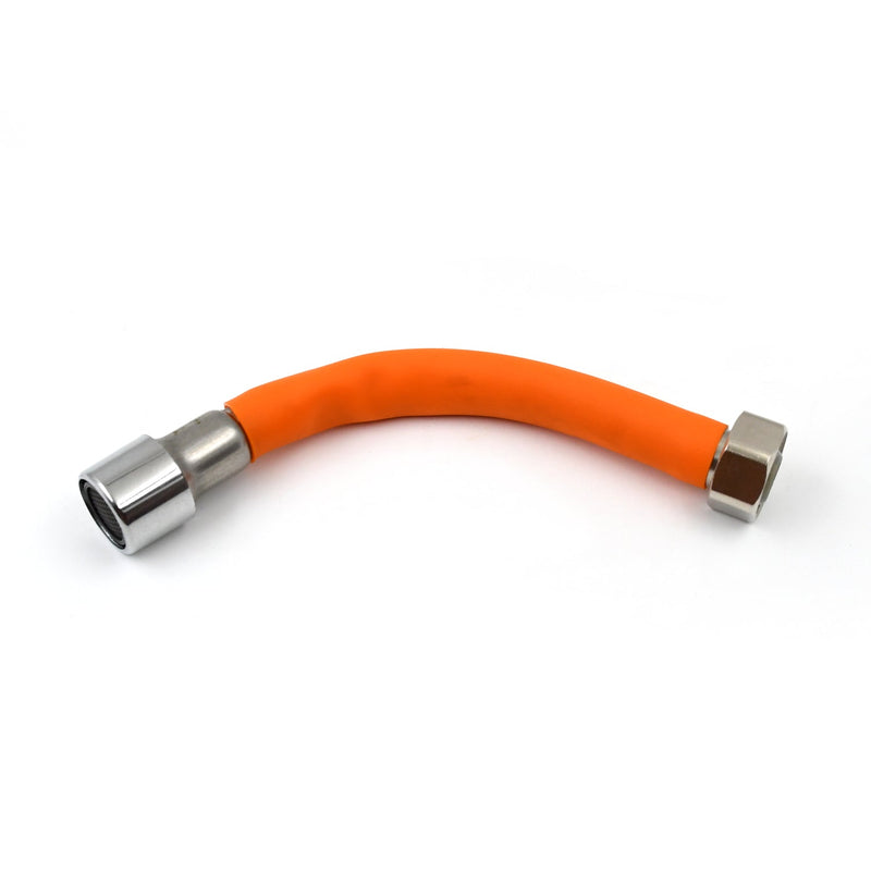 Flexible Water Tap Extender, 360° Bending Faucet Extension Tube with Connector (18cm)