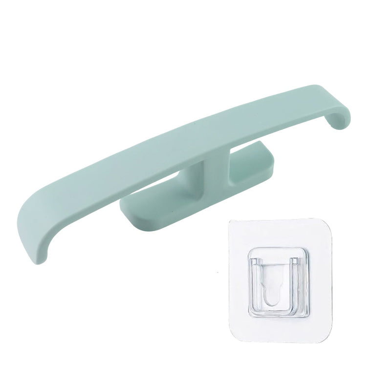 Bathroom Towel Slipper Hanging Rack Self Adhesive Wall Mounted (1 Pc)