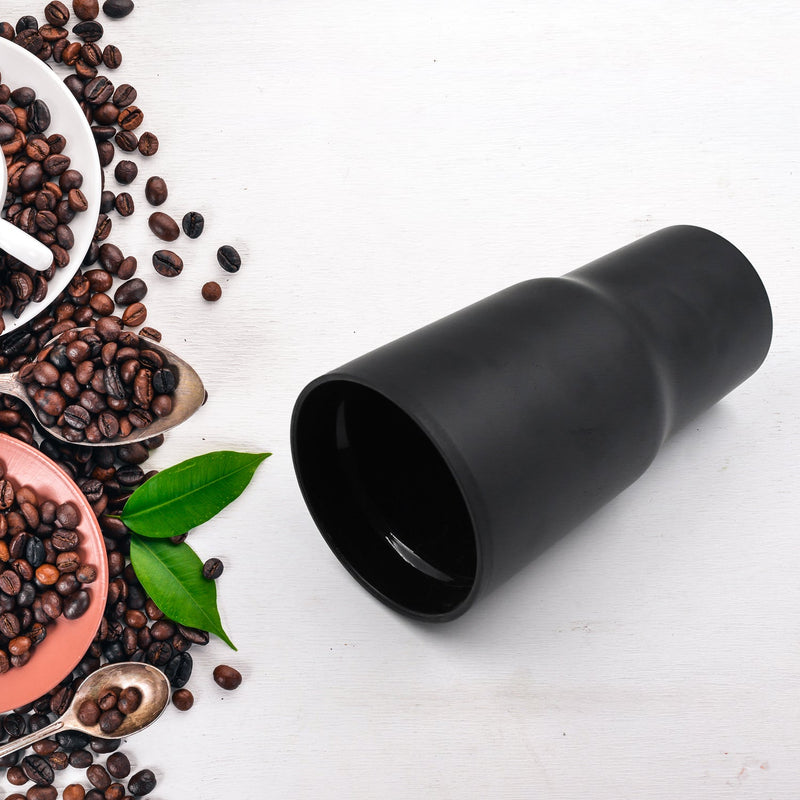 Stainless steel coffee cup for daily use, perfect for travel.
