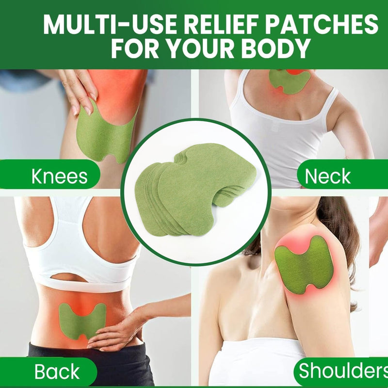 Knee Relief Patch Set – Herbal-Infused Adhesive Patches (10 Pc Set)