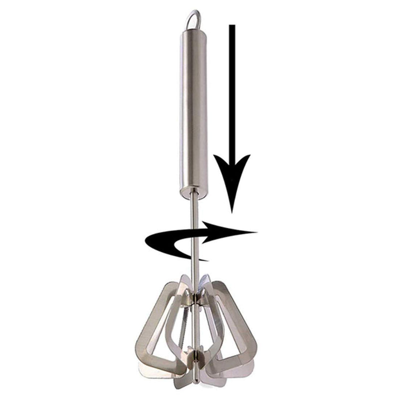 Stainless Steel Manual Hand Blender