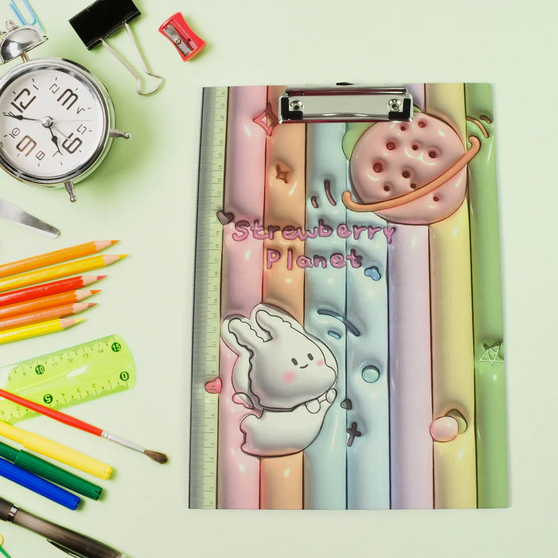 Wooden Paper Clipboard Writing Pad With Clip (31x22 Cm)