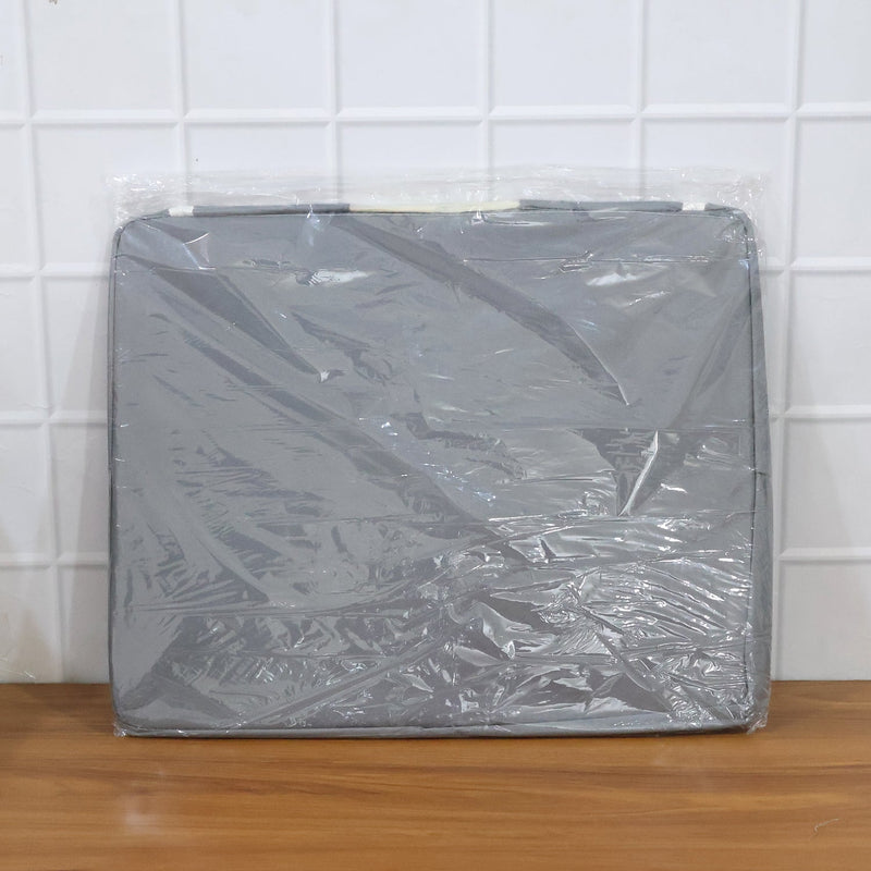 Foldable Steel Frame Clothes Storage Organizer Bag 60x43x32cm (Mix Color)