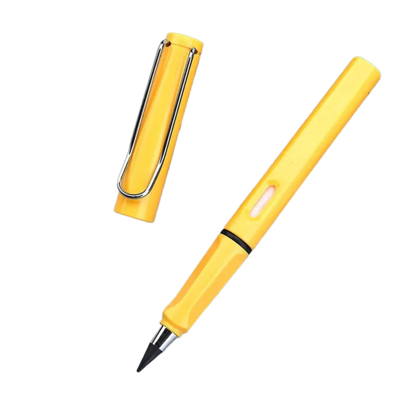 2-in-1 Everlasting Magic Pencil with Replaceable Eraser  (1 Pc / Mix Color)