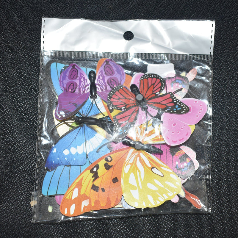 Decorative Colorful Butterfly Wall Stickers (12 Pc / Set)