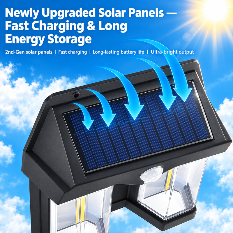 Solar Wall Lamp 1200 mAh