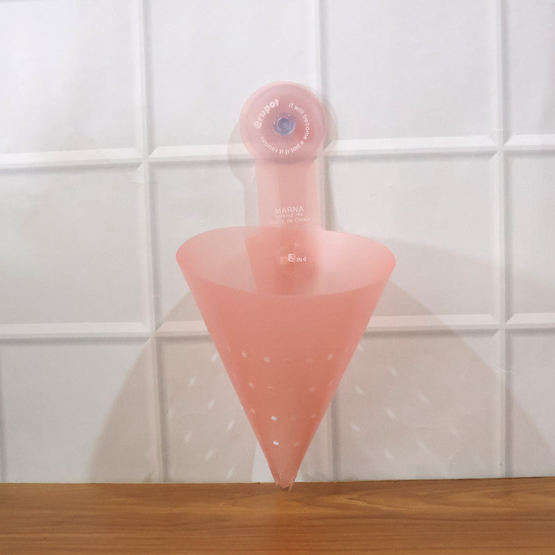 Multipurpose Hanging Sink Corner Strainer with Suction Cup (1 Pc)