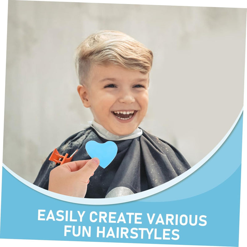 Haircut Design Stencil Set  6-in-1 Safe Hair Trimmer Molds