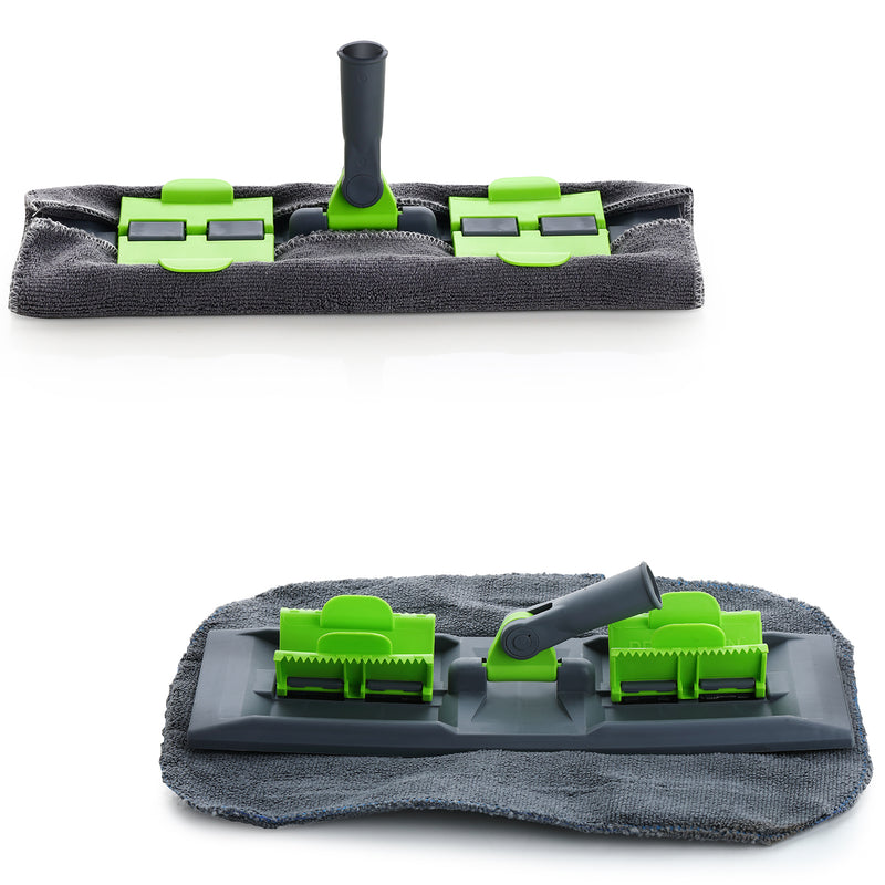 Multipurpose Wet & Dry Cleaning Microfiber Flat Mop With 360 Degree Rotating Head & Telescopic Handle