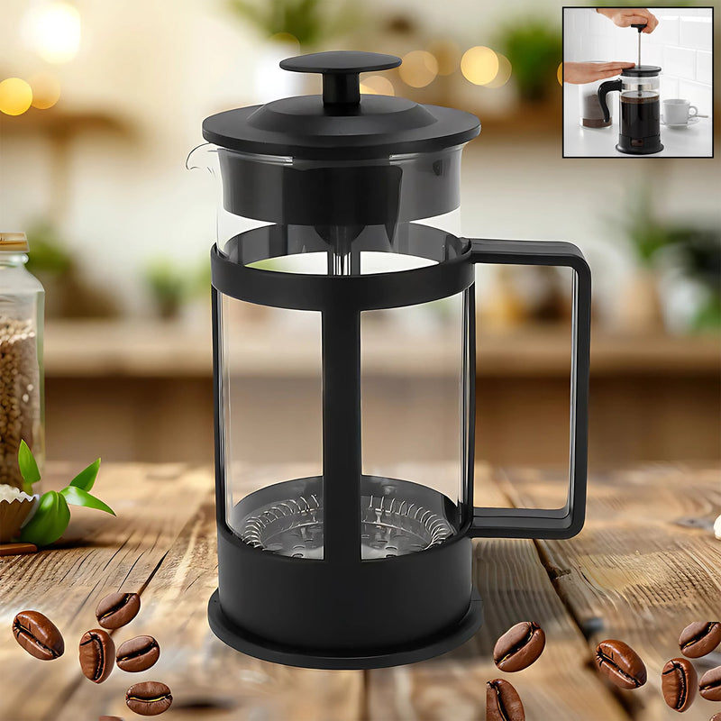Coffee and Tea maker, Coffee Maker Glass Coffee Press Glass Teapot (Approx 350ml)