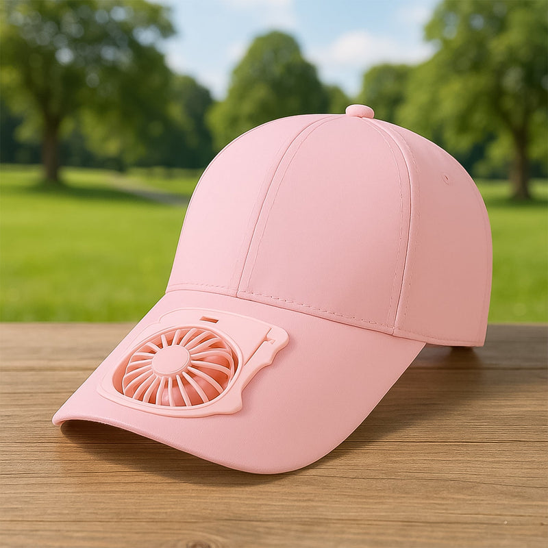 Mini Rechargeable Fan Portable Powered Hat Cap Fan