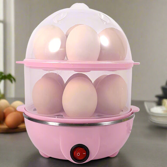 2 Layer 14 Egg Cooker Boilers / Steamer