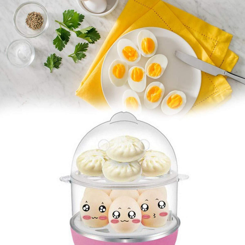 2 Layer 14 Egg Cooker Boilers / Steamer