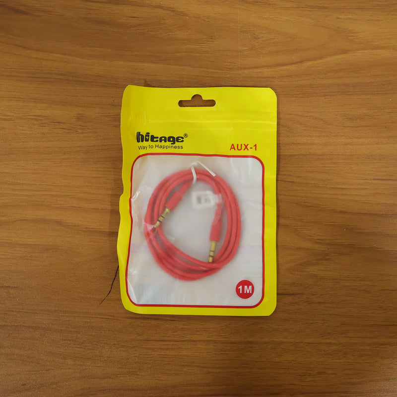 3.5mm Aux Audio Cable (1 Pc 1 Meter)
