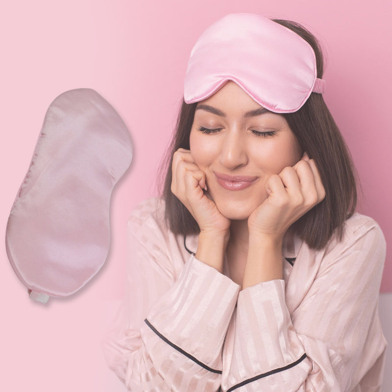 New Men & Women Blindfold Soft Satin Sleep Mask