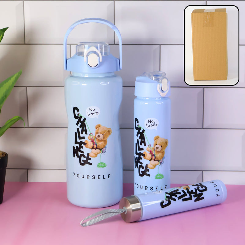 Premium Water Bottles – 2000ML + 900ML + 300ML (Set)