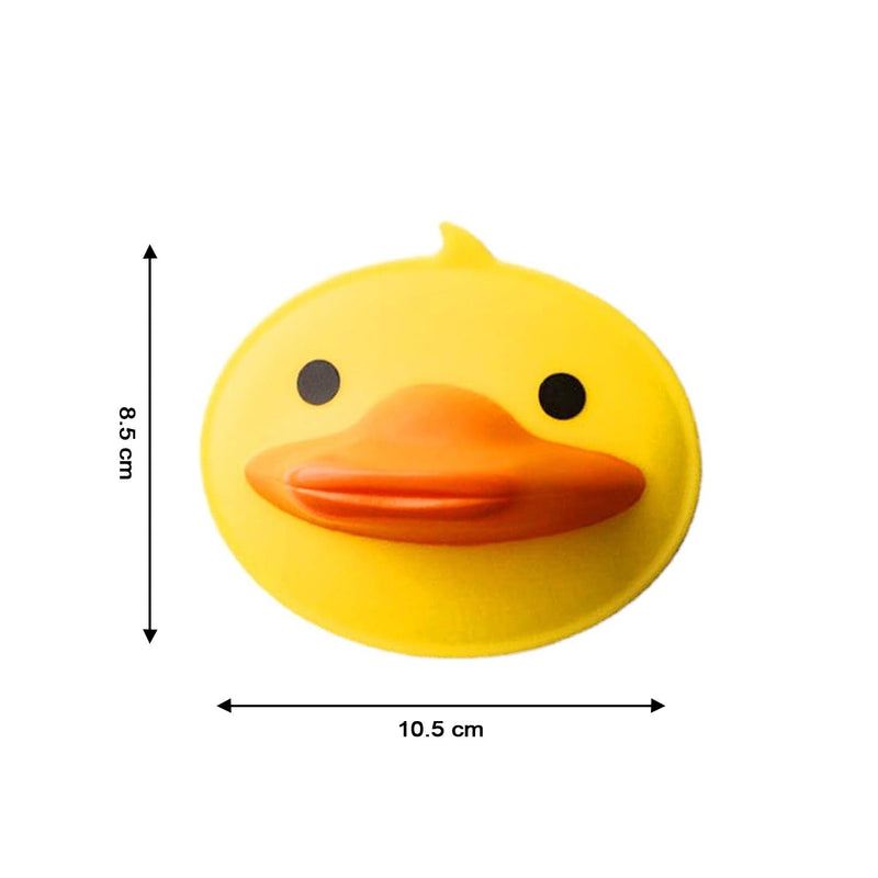 Cute Duck Shape Silicone Hot Pot Holder (2 Pc)