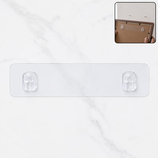 Adhesive Plastic Wall Hook Strong Sticky Hook For Kitchen Bathroom Home (1 Pc)