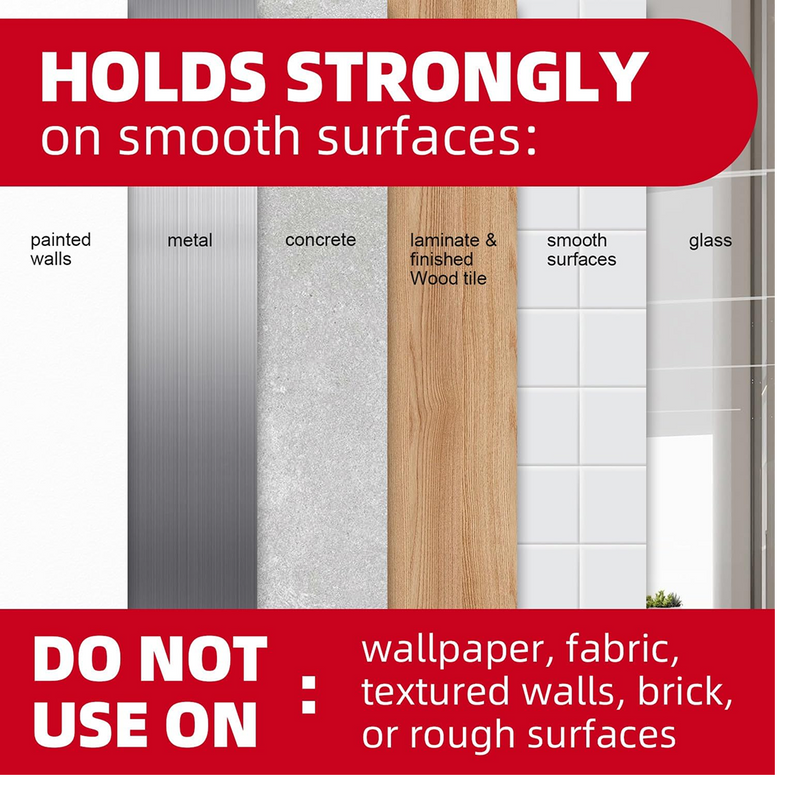 Adhesive Screw Wall Hook for Home & Office Hanging