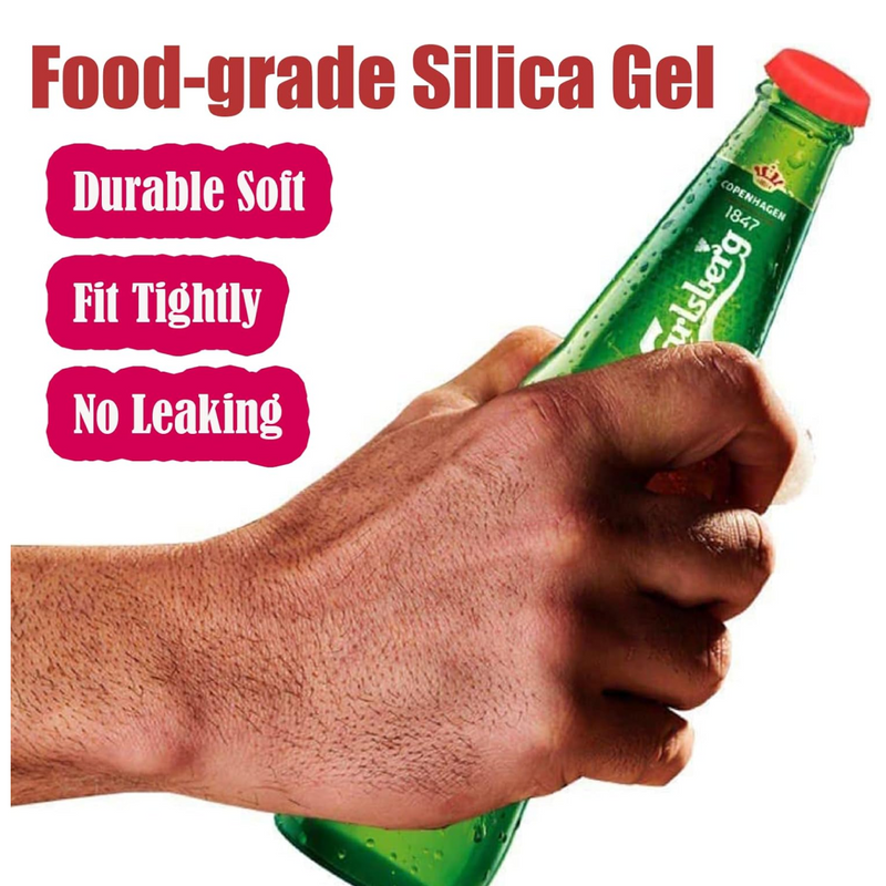 Beer Savers Caps for Soda & Bottles (6-Piece)