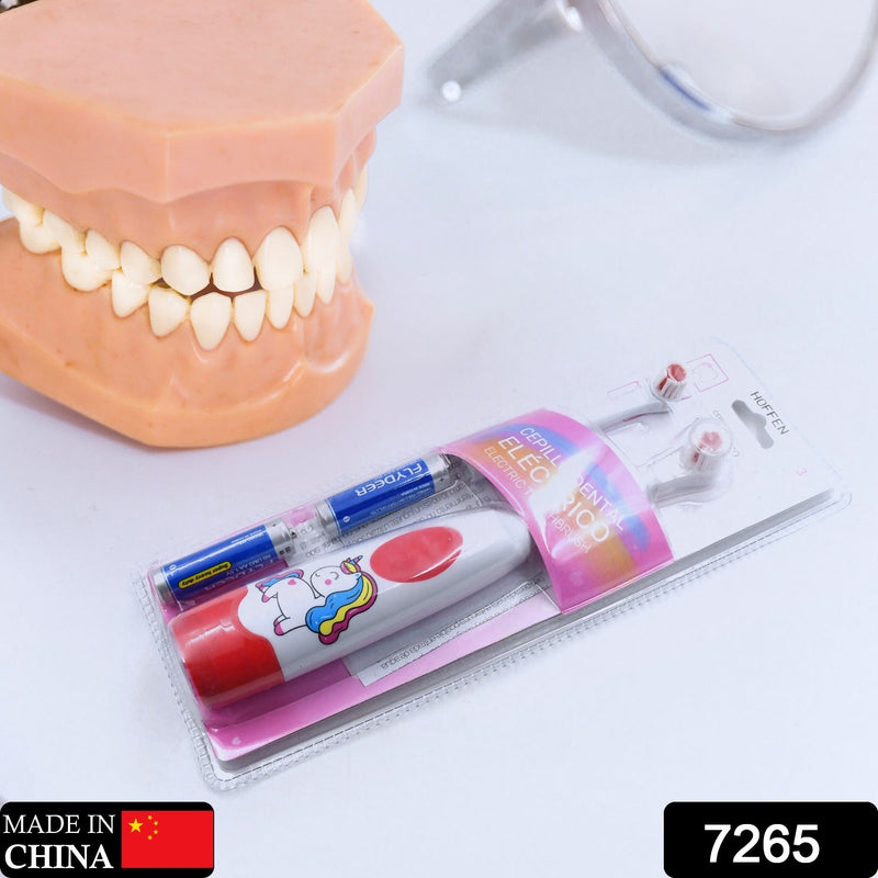 Electric toothbrush for travel with additional brush head and batteries