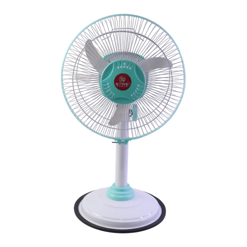 12v Dc Hybrid Pedestal Table Fan With Plug And Play Iec C13 Power Cable