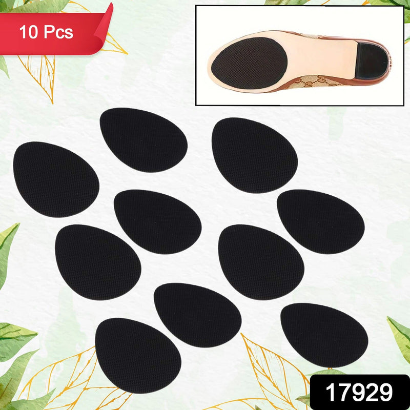 Non-Slip Shoe Pads, Rubber Shoe Sole Protector Pads, High Heels, Boots (10 Pcs Set)