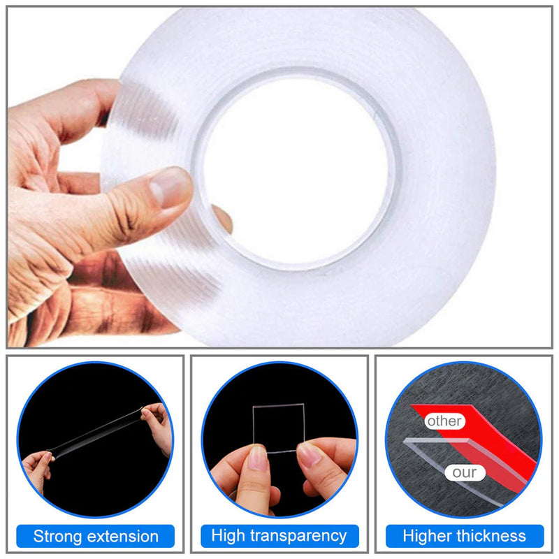 Double Sided Nano Gel Adhesive Tape (3 Meter)
