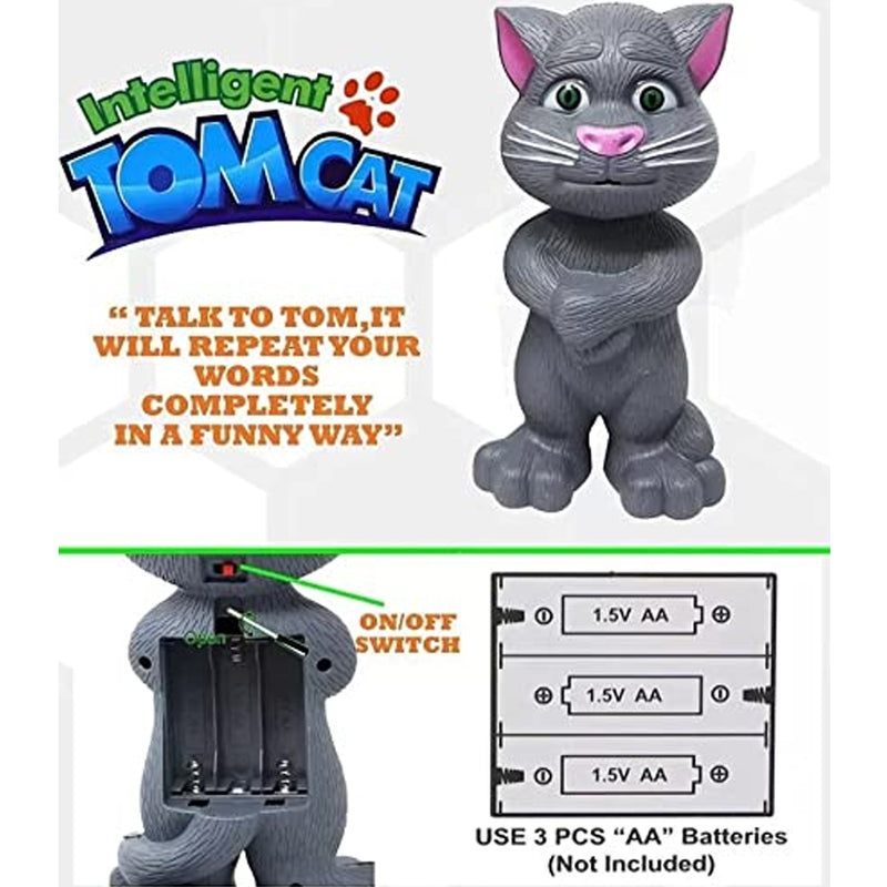Talking Mimicry Touching Tom Cat Intelligent Interactive Toy With Wonderful Voice For Kids