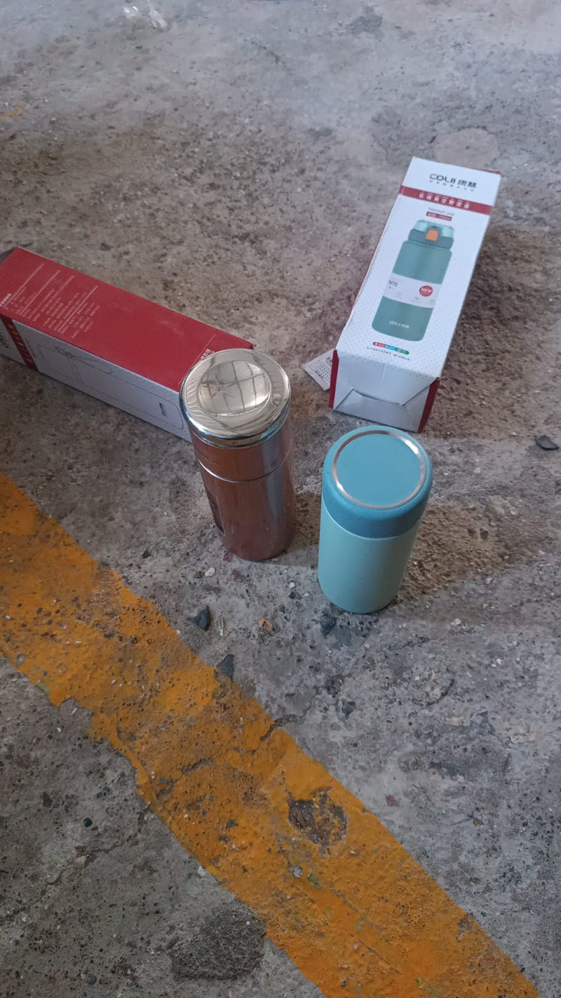 Stainless Steel Travel Water Bottle Approx 350ml (1 Pc)