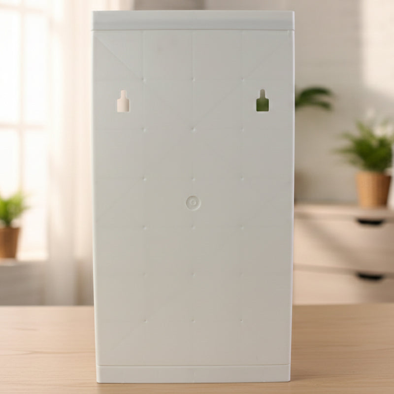 Wall Mounted Rotating Bathroom Mirror Cabinet (1 Pc 22x42 Cm)