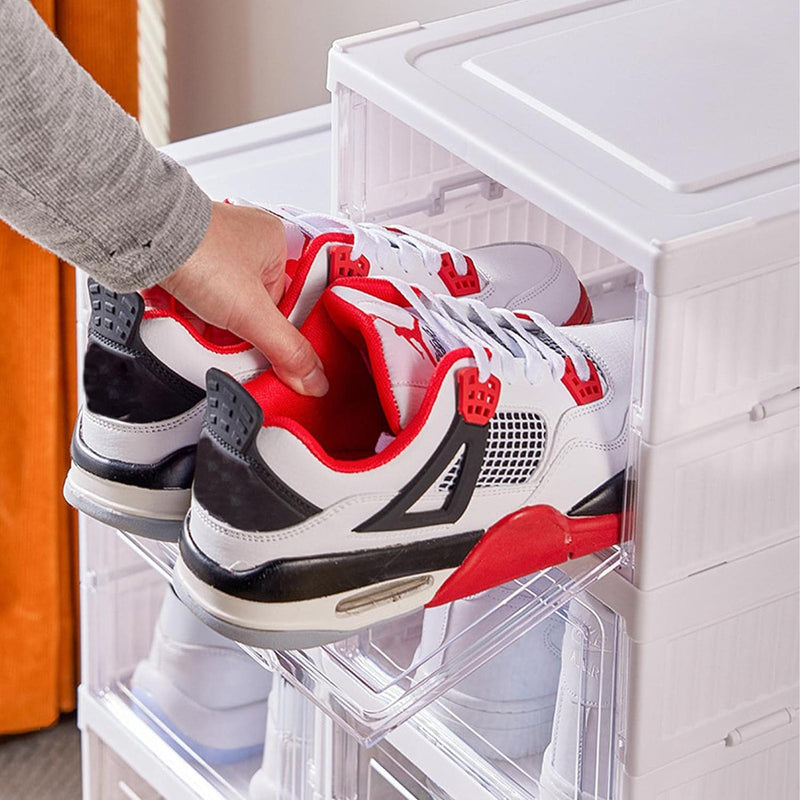 Stackable Multifunctional Storage For Clothes With Foldable Drawer (4 Layer)