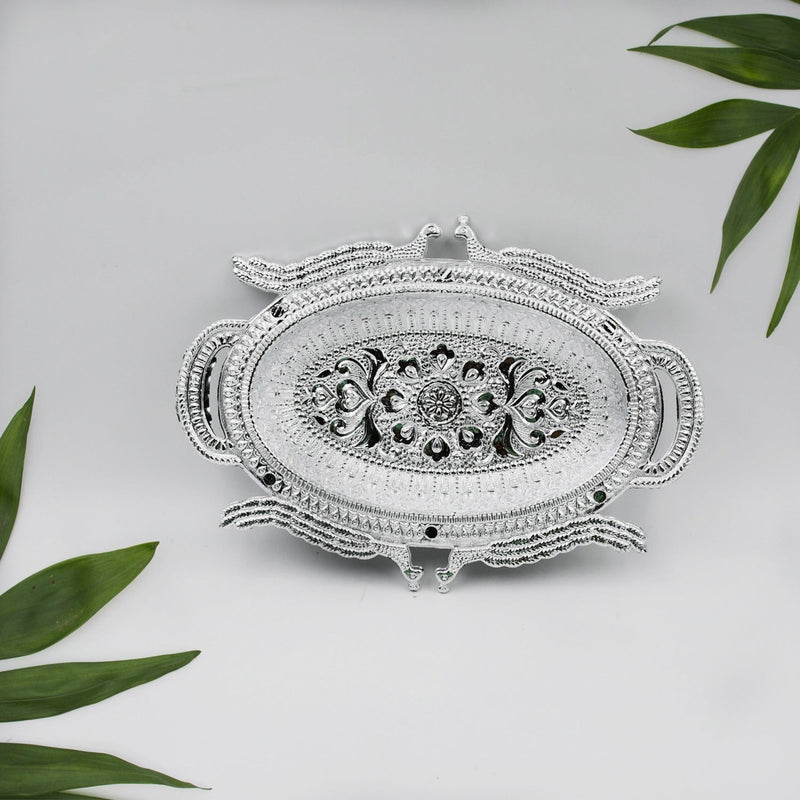 Decorative Mukhwas Serving Tray – Fancy Dry Fruit & Candy Serving Plate