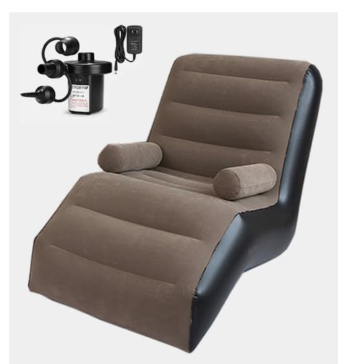 Trending Inflatable Air Sofa Chair with Electric air Pump | Foldable Lounge Chair with Armrests | Best Quality