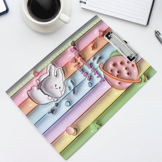 Wooden Paper Clipboard Writing Pad With Clip (31x22 Cm)