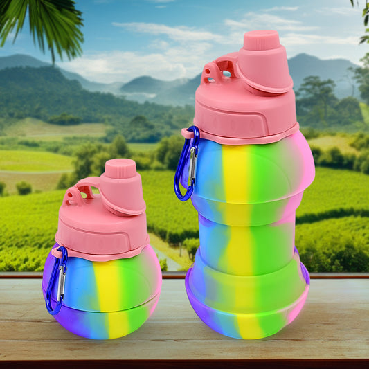 Flexible / Collapsible Silicone Water Bottle (260 ml)