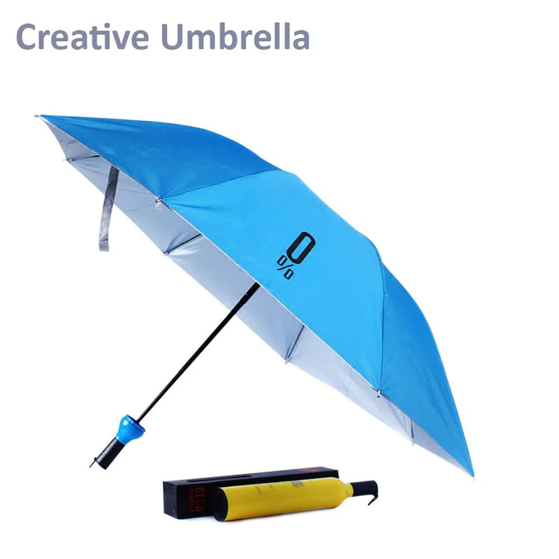 Pocket Folding Wine Bottle Shape Umbrella