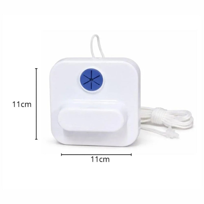 Double Sided Magnetic Window Cleaner Glass Wiper With Safety Rope (1 Set)